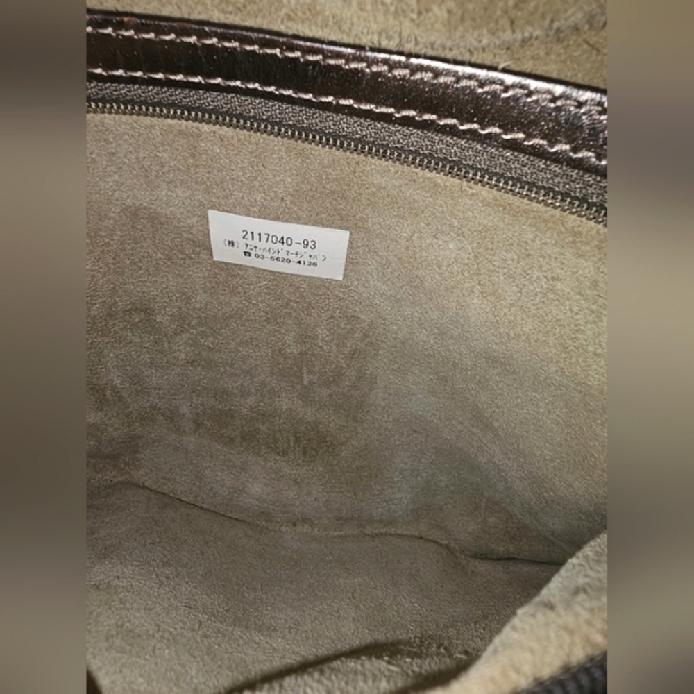 Anya Hindmarch Metallic Woven-Leather Bag - Picture 15 of 16